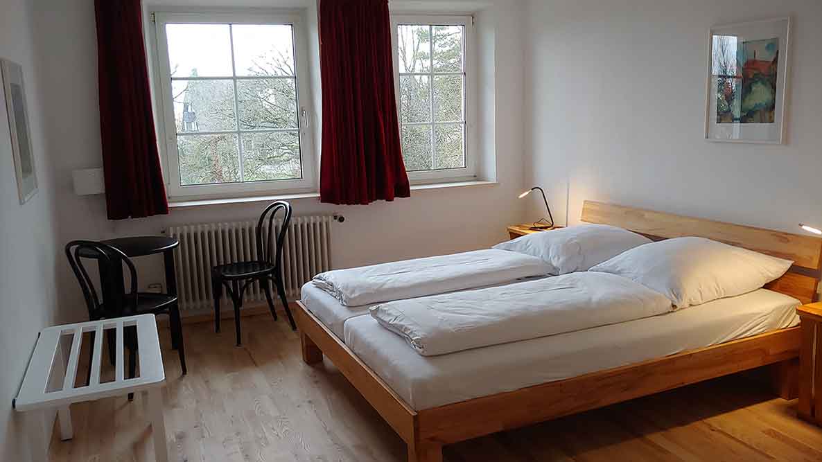 Holiday Apartment Unteruhldingen, Lake Constance, Common Columbine, Hof Geiger, Bedroom